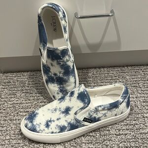 J.Crew women’s tie dye sneakers/loafers size 8